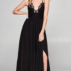 Black vicidolls maxi dress